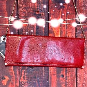 NWT Boutique hand clutch with chain strap